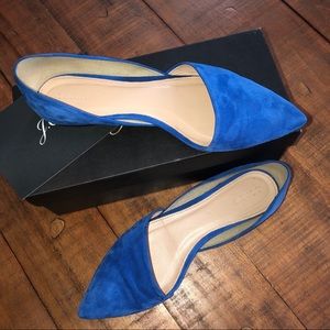 J Crew Sloan Suede D’Orsay Flats Size 10